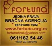 SrbijaOglasi - FORTUNA 41. GODINA BRAČNOG POSREDOVANJA